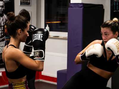 L�ultima parte consiste in una simulazione di combattimento uno contro uno, detta sparring